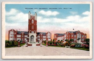 Oklahoma City University Okla Postcard O29