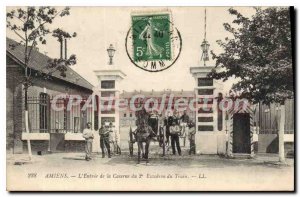 Postcard Old Barracks From Amiens I'Entree From 2nd squadron of artillery