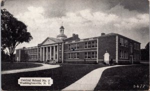 USA Central School No.2 Washingtonville New York Vintage Postcard 09.60