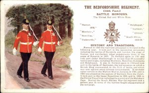 British Military History Gale & Polden No. 51 Bedfordshire Regiment c1910 PC