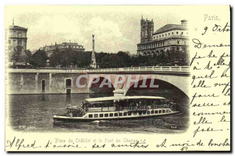 COPY Paris Place du Chatelet and Pont au Change