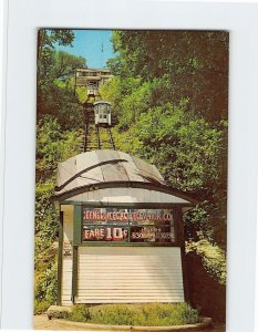 Postcard Fenelon Place Elevator, Dubuque, Iowa