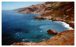 Postcard WATER SCENE Big Sur California CA AS4530