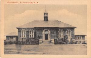 Lawrenceville New Jersey Gymnasium Exterior View Antique Postcard V16268