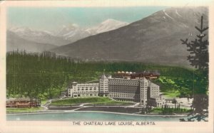 Canada The Chateau Lake Louise Alberta Vintage RPPC 03.55