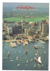 Large 5 X 7 in, Sailboats, Harbour, Halifax, Nova Scotia