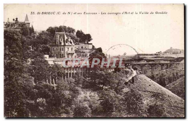 Old Postcard St Bricuc and Surroundings The Art of Literature and the valley ...