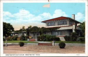 Postcard TX Sweetwater - Sweetwater Sanitarium