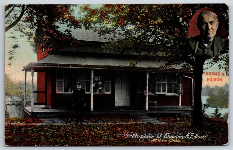 Milan Ohio~Thomas Edison House~Portrait~Roy Williams Common Plea Judge~1912
