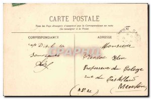 Old Postcard Eze Chapel and the Old Chateau