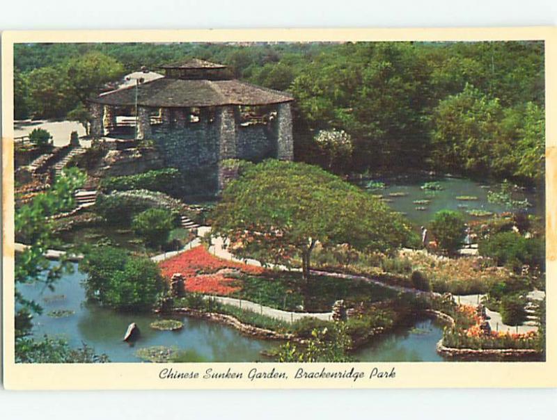 1966 Chinese Garden At Brackenridge Park San Antonio Texas Tx