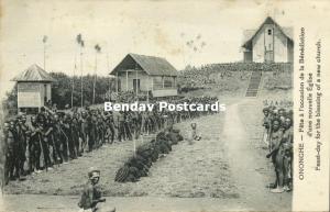 papua new guinea, ONONGHE, Native Feast-day Blessing New Church (1910s) Mission