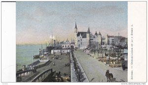 ANVERS, Belgium, 1900-1910's; Debarcadere Et Le Steen