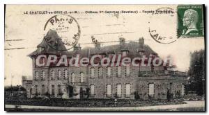 Old Postcard Le Chatelet En Brie Chateau Ste Gems Saveteux