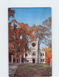 Postcard The Church on the Hill, Lenox, Massachusetts