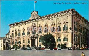  Modern Postcard Auberge De Castille Valletta Malted
