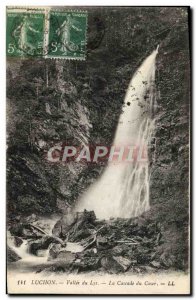 Old Postcard Luchon Vallee Du Lus Cascade Du Coeur