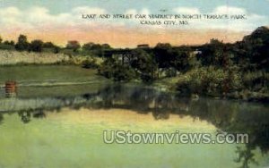 Lake & St. Car Viaduct - Kansas City, Missouri MO Postcard