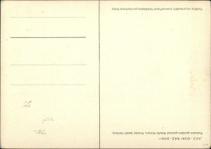 WWII Propaganda Anti Hitler Josefa Hollera c1940s Postcard xst