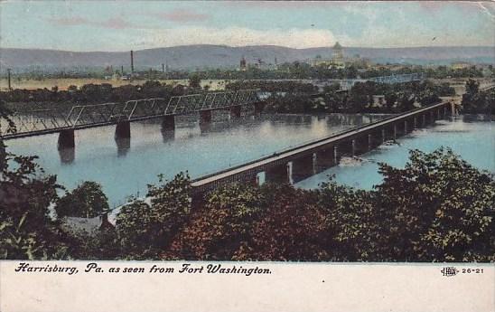 Harrisburg Pennsylvania As Seen From Fort Washington Harrisburg Pennsylvania ...