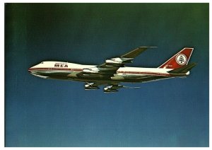 MEA Lebanon Boeing 747 airline issued Airplane Postcard