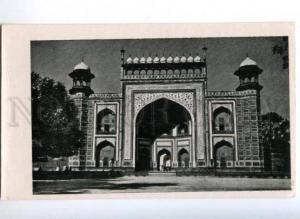 178349 TAJ Mahal INDIA AGRA gate old postcard