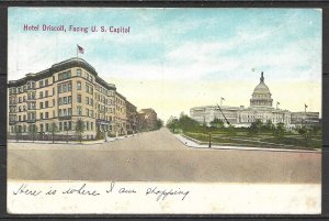 Washington DC - Hotel Driscoll - Udivided Back - [DC-132]