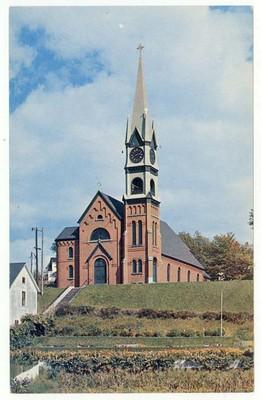 Lyndonville, Vermont, View of The St. Elizabeth Catholic ...