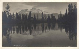 Mt. Shasta Reflections CA California PP Pillsbury Co #13298 Real Photo Postcard