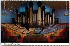 M-50500 Interior of Mormon Tabernacle Temple Square Salt Lake City Utah