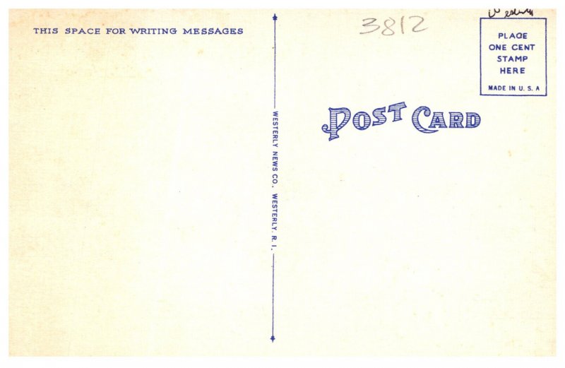 Rhode Island  Westerly LARGE LETTER