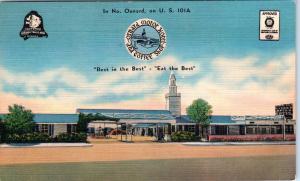 NORTH OXNARD, CA California  OXNARD MOTOR HOTEL c1950s   Roadside  Postcard