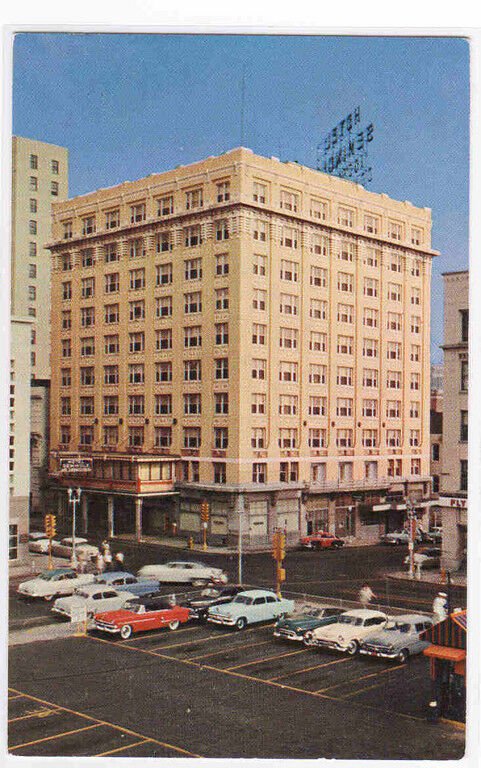 Hotel Seminole 50s Cars Jacksonville Florida postcard