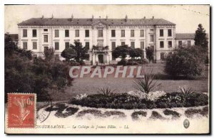 Old Postcard Chalon sur Saone The College Girls