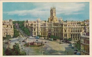 Spain Madrid Cibeles y Casa de Correos Real Photo