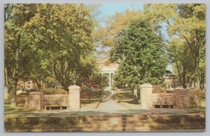 Entrance To Anderson College~South Carolina~Asheville Post Card Co~Vintage PC