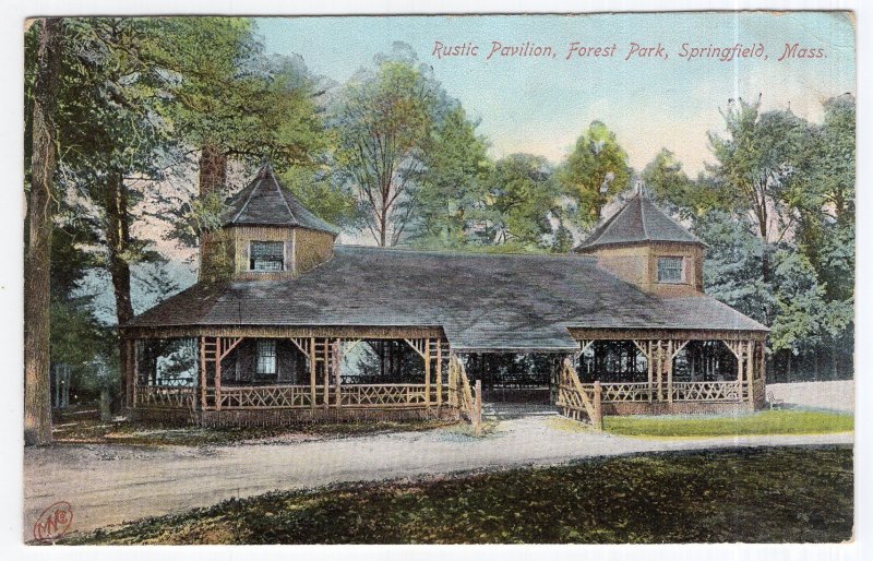 Springfield, Mass, Rustic Pavilion, Forest Park