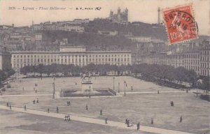 France Lyon Place Bellecour et Coteau de Fourviere 1910