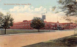 Reo Motor Co Automotive Works Lansing Michigan 1915 postcard