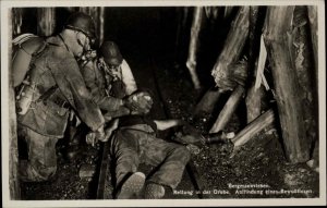 Publ in Dortmund Germany Miners Mining CLOSE-UP c1930s Real Photo Postcard #4