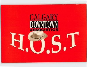 Postcard H.O.S.T. Calgary Downtown Association, Calgary, Canada
