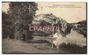 Old Postcard Besancon On the Way to Mazagran