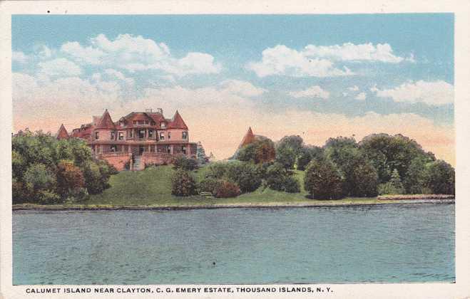 Calumet Island - Emery Estate near Clayton TI, Thousand Islands, New York - WB