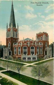 WA, Seattle, Washington, First Baptist Church, Lowman & Hartford, A-30032