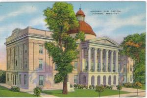 Mississippi - Jackson - Historic Old Capitol - Circa -1940