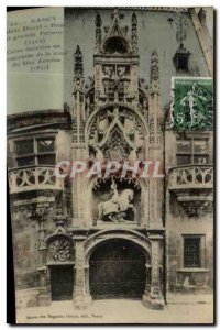 Old Postcard Nancy Ducal Palace Small and large gatehouse