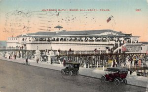 Murdock Bath House, Galveston, Texas, Early Postcard, Used in 1911