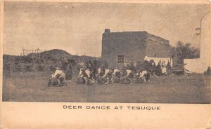 Tesuque Mexico Indian Deer Dance  Native American Vintage Postcard AA74449