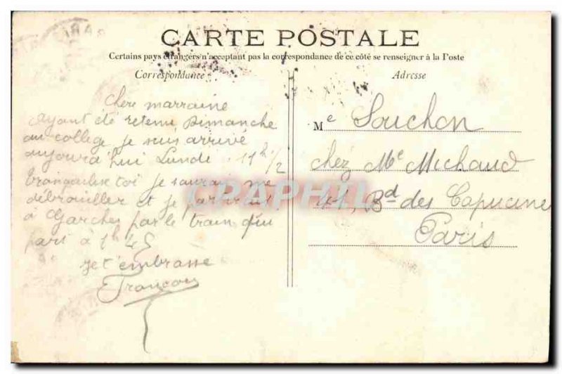 Old Postcard Panorama Paris Trocadero