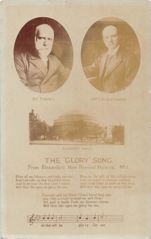 BR98598 the glory song albert hall albert hall london real photo    uk